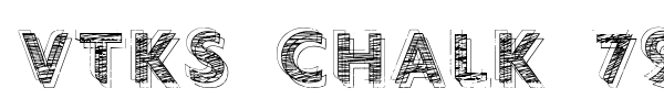 Vtks Chalk 79 font preview